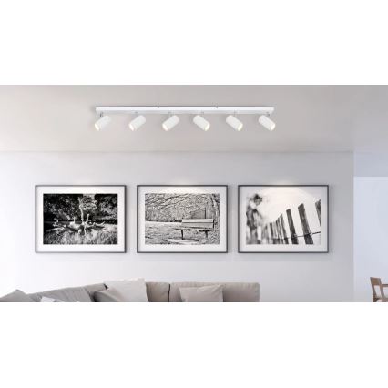 Globo - Reflektorska svjetiljka 6xGU10/35W/230V bijela