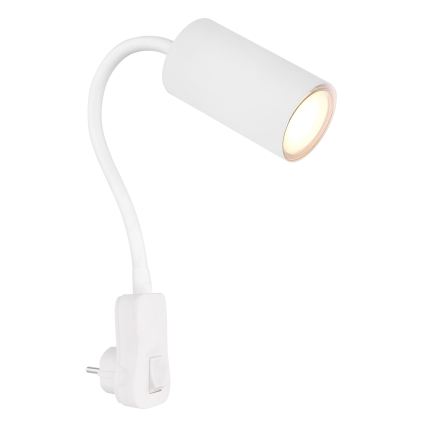 Globo - Zidna reflektorska svjetiljka za utičnicu 1xGU10/35W/230V bijela