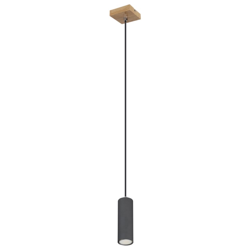 Globo - Luster na užetu 1xGU10/35W/230V siva/smeđa