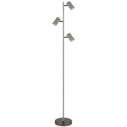 Globo - Podna lampa 3xGU10/5W/230V siva