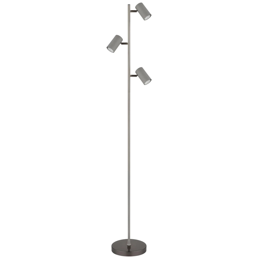 Globo - Podna lampa 3xGU10/5W/230V siva