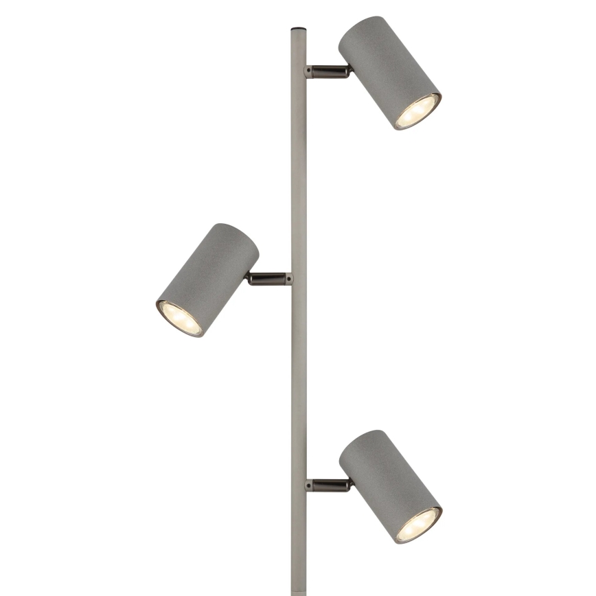 Globo - Podna lampa 3xGU10/5W/230V siva