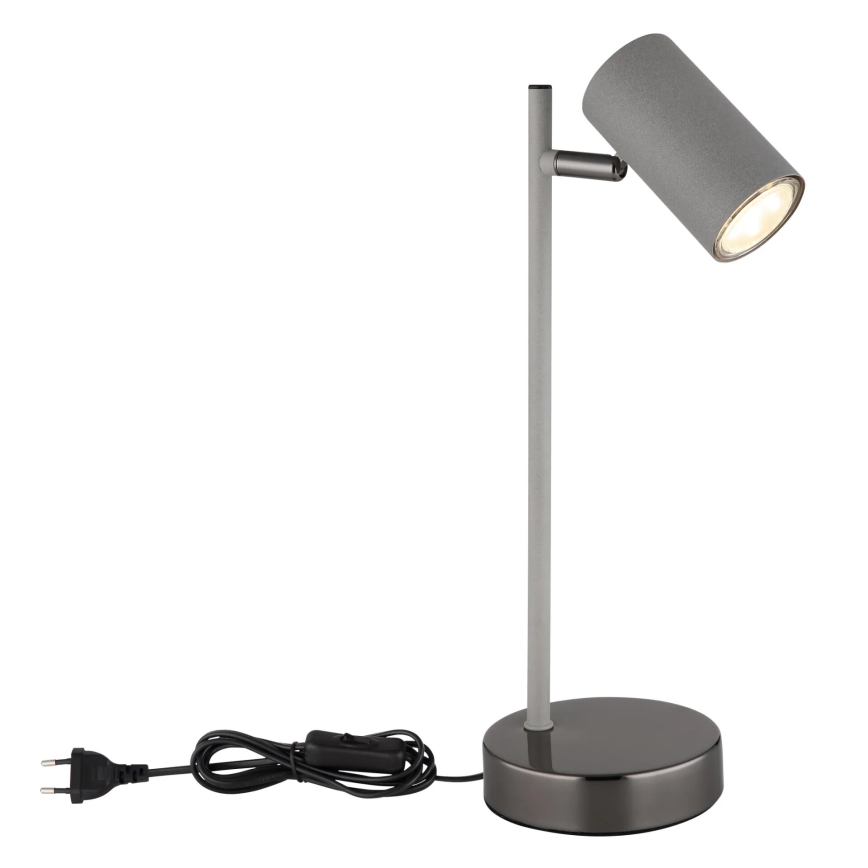 Globo - Stolna lampa 1xGU10/5W/230V siva/antracit