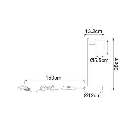 Globo - Stolna lampa 1xGU10/5W/230V