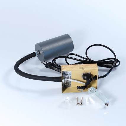 Globo - Fleksibilna zidna lampa 1xGU10/25W/230V siva/smeđa