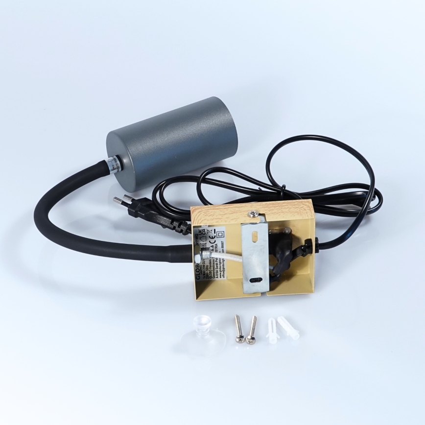 Globo - Fleksibilna zidna lampa 1xGU10/25W/230V siva/smeđa