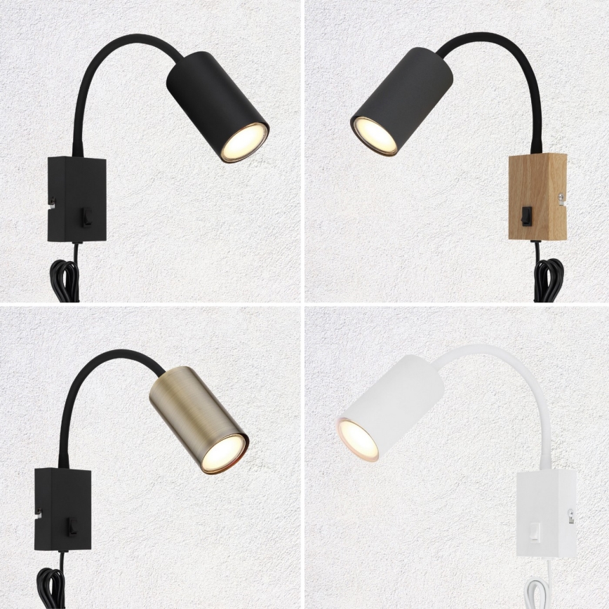 Globo - Fleksibilna zidna lampa 1xGU10/25W/230V bijela