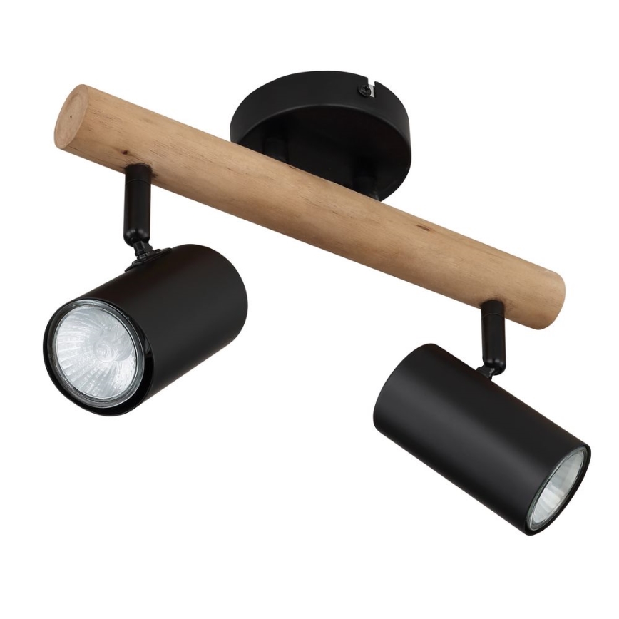 Globo - Ugradbena svjetiljka 2xGU10/5W/230V drvo/metal