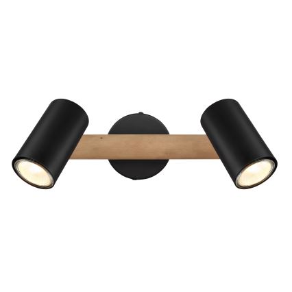 Globo - Ugradbena svjetiljka 2xGU10/5W/230V drvo/metal