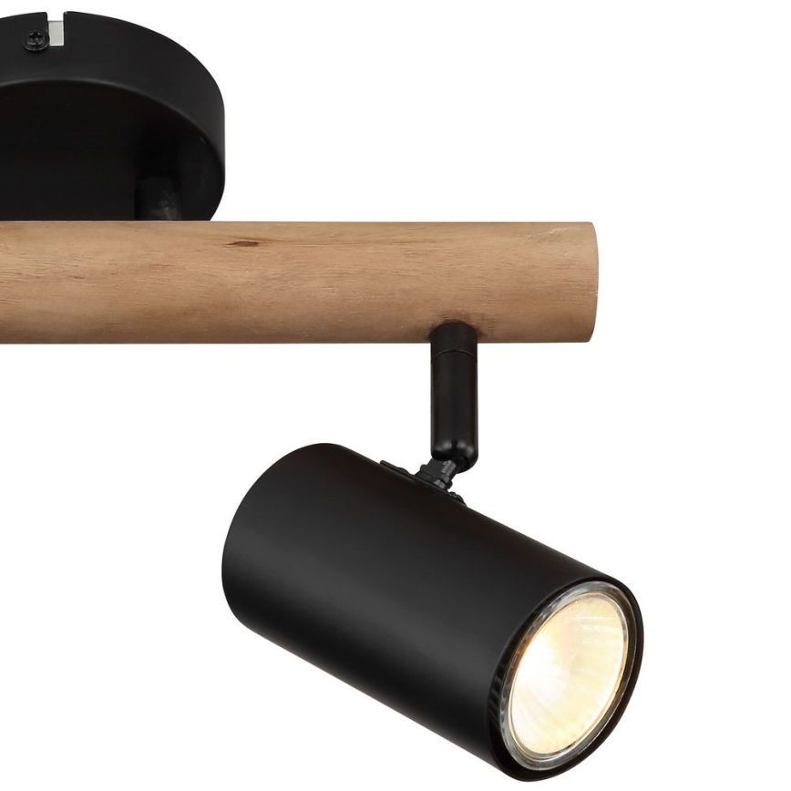 Globo - Ugradbena svjetiljka 2xGU10/5W/230V drvo/metal