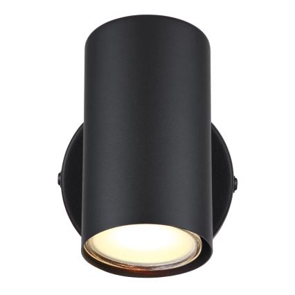 Globo - Zidna reflektorska svjetiljka 1xGU10/25W/230V crna