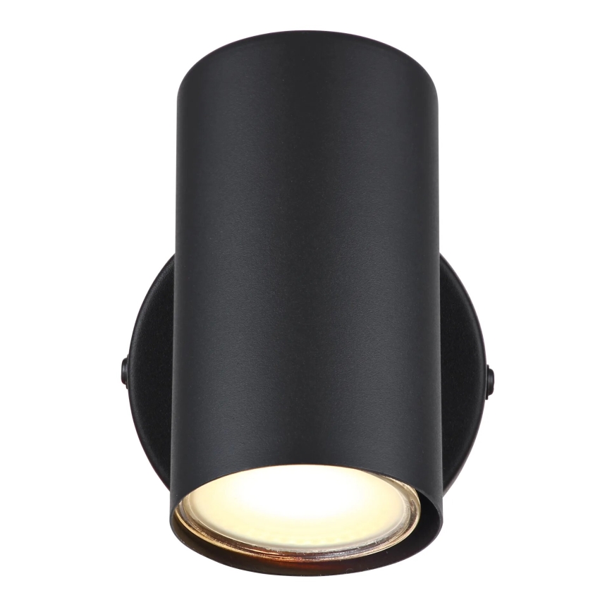 Globo - Zidna reflektorska svjetiljka 1xGU10/25W/230V crna