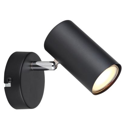 Globo - Zidna reflektorska svjetiljka 1xGU10/25W/230V crna