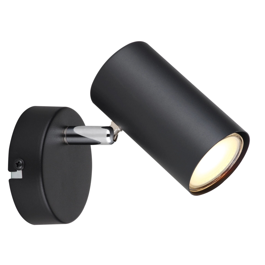 Globo - Zidna reflektorska svjetiljka 1xGU10/25W/230V crna