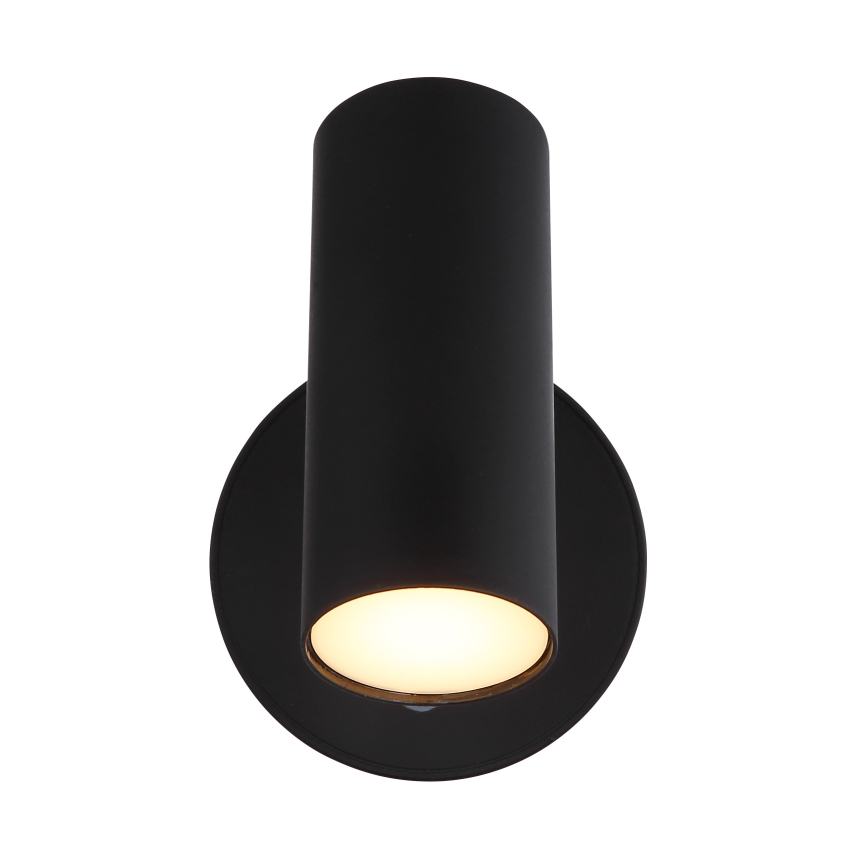 Globo - LED prigušiva punjiva zidna točkasta svjetiljka LED/0,4W/3,7V 1800 mAh crna