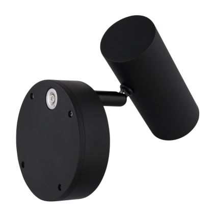 Globo - LED prigušiva punjiva zidna točkasta svjetiljka LED/0,4W/3,7V 1800 mAh crna