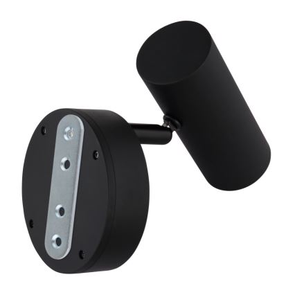 Globo - LED prigušiva punjiva zidna točkasta svjetiljka LED/0,4W/3,7V 1800 mAh crna