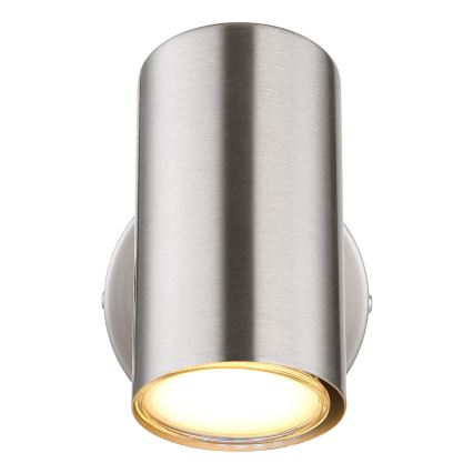 Globo - Zidna reflektorska svjetiljka 1xGU10/25W/230V mat krom