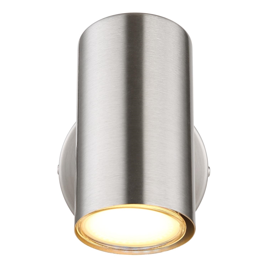 Globo - Zidna reflektorska svjetiljka 1xGU10/25W/230V mat krom