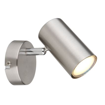 Globo - Zidna reflektorska svjetiljka 1xGU10/25W/230V mat krom
