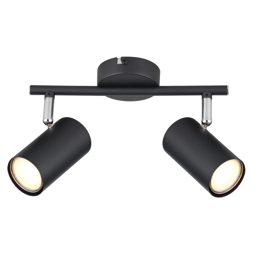 Globo - Reflektorska svjetiljka 2xGU10/25W/230V crna