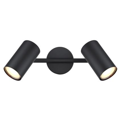 Globo - Reflektorska svjetiljka 2xGU10/25W/230V crna