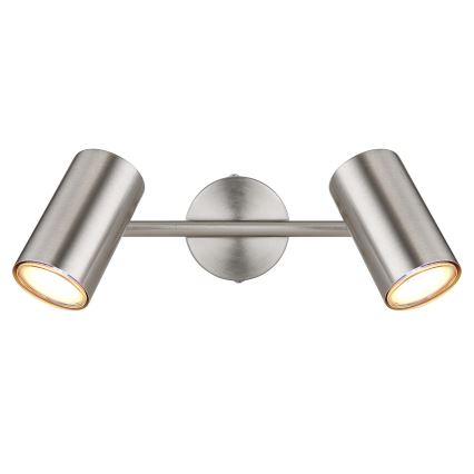 Globo - Reflektorska svjetiljka 2xGU10/25W/230V mat krom
