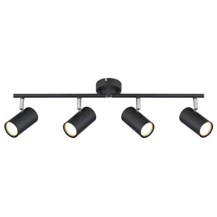 Globo - Reflektorska svjetiljka 4xGU10/25W/230V crna