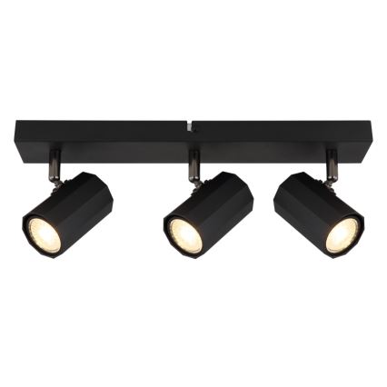 Globo - Reflektorska svjetiljka 3xGU10/25W/230V crna