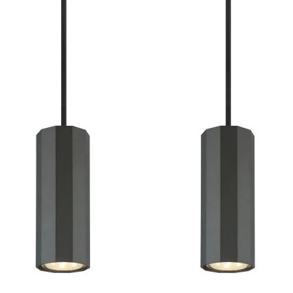 Globo - Luster na sajli 4xGU10/25W/230V crna