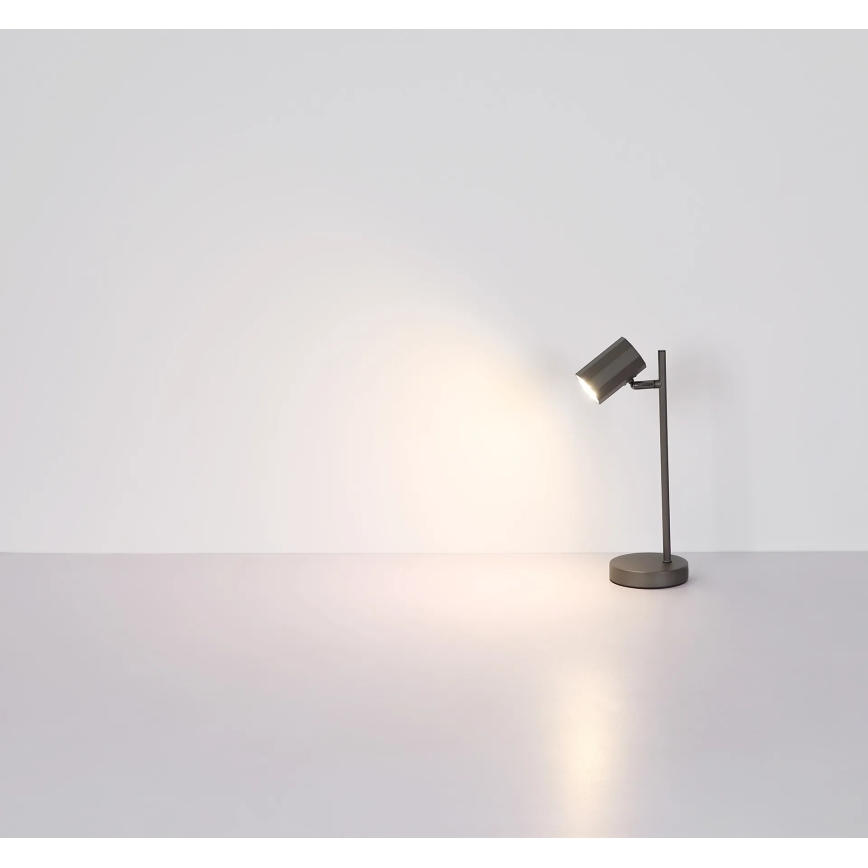 Globo - Stolna lampa 1xGU10/5W/230V smeđa