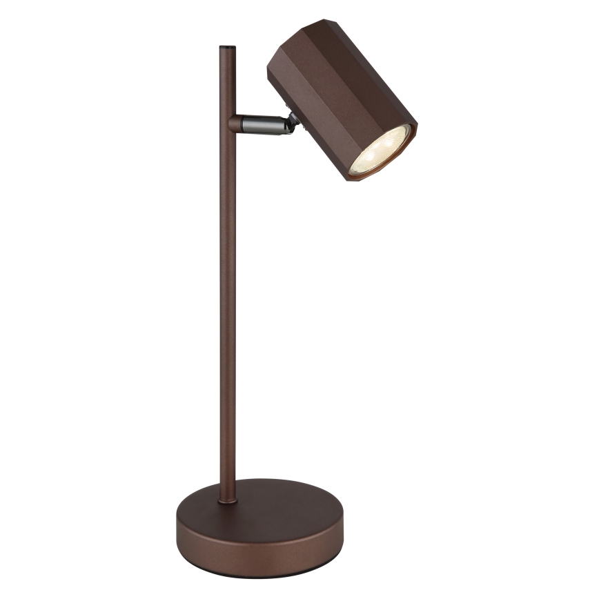 Globo - Stolna lampa 1xGU10/5W/230V smeđa