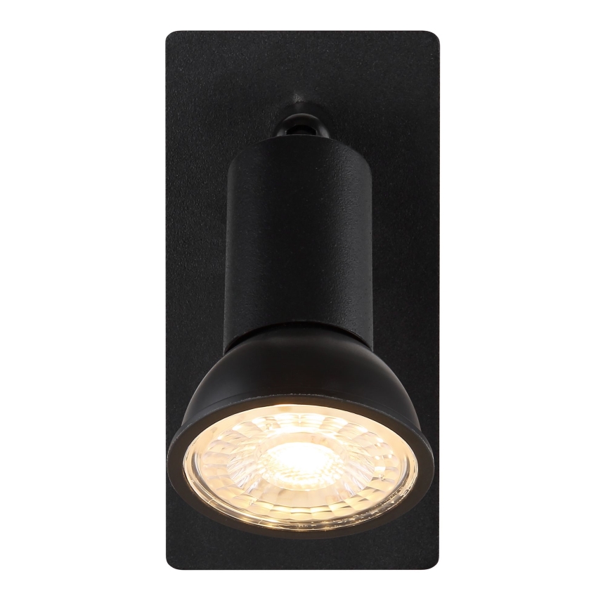 Globo - Zidna reflektorska svjetiljka 1xGU10/35W/230V crna