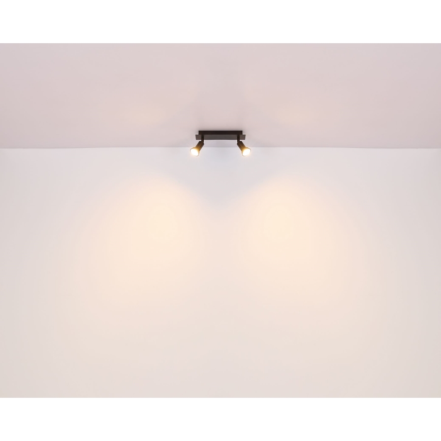 Globo - Reflektorska svjetiljka 2xGU10/35W/230V crna