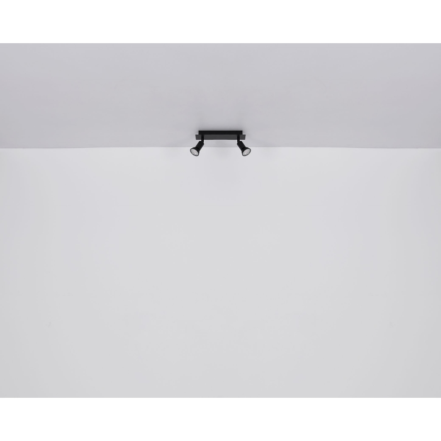 Globo - Reflektorska svjetiljka 2xGU10/35W/230V crna