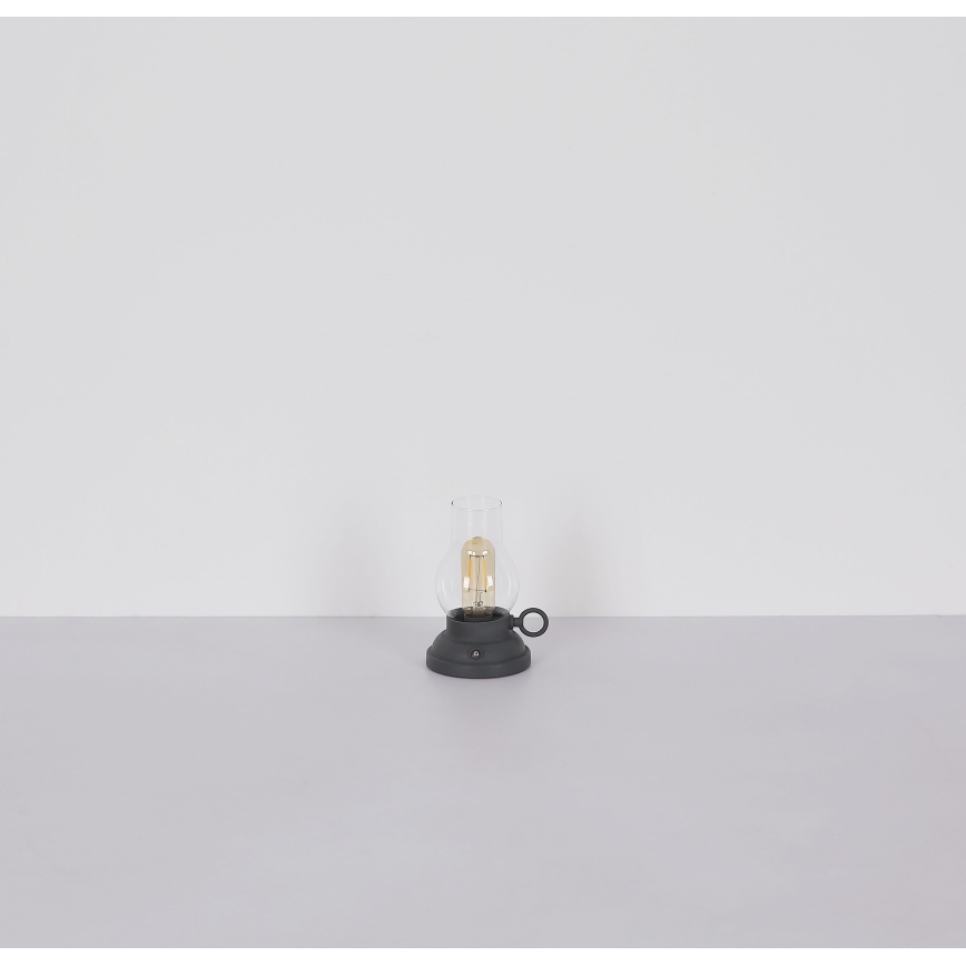 Globo - LED Prigušiva punjiva dodirna stolna lampa LED/1W/3,7V 1200 mAh antracit