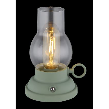 Globo - LED Prigušiva punjiva dodirna stolna lampa LED/1W/3,7V 1200 mAh zelena