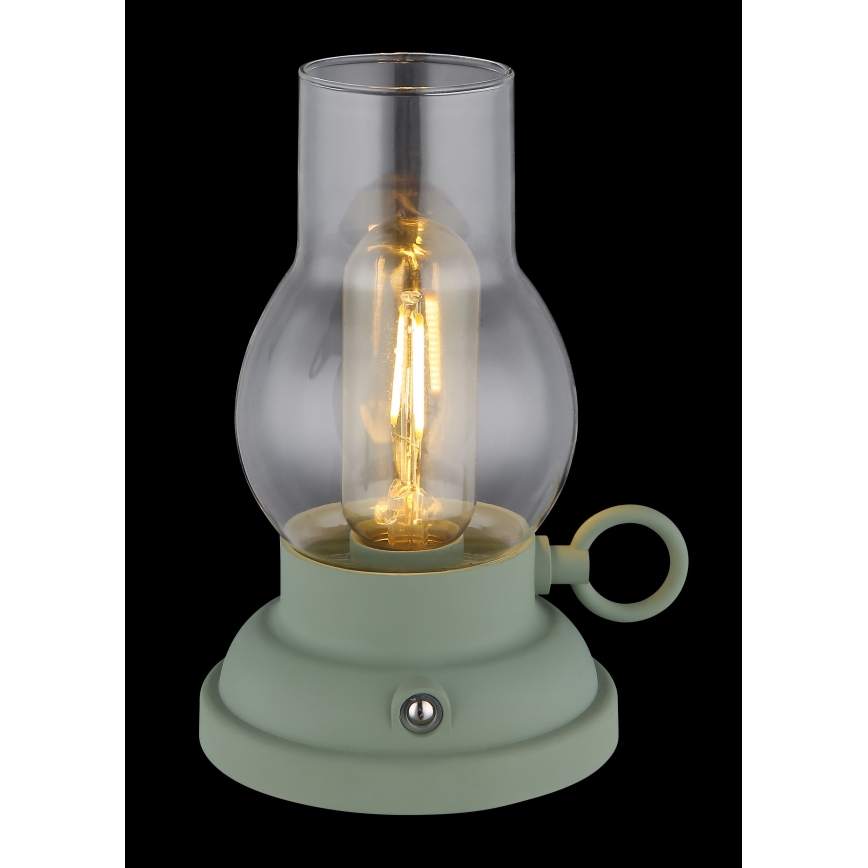 Globo - LED Prigušiva punjiva dodirna stolna lampa LED/1W/3,7V 1200 mAh zelena