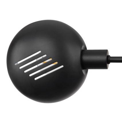 Globo - Podna lampa 5xE14/40W/230V crna