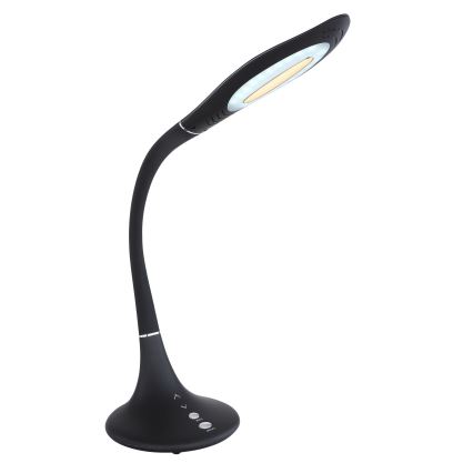 Globo - LED Prigušiva dodirna fleksibilna stolna lampa LED/9W/230V 3000/4500/6500K crna