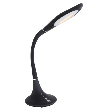 Globo - LED Prigušiva dodirna fleksibilna stolna lampa LED/9W/230V 3000/4500/6500K crna