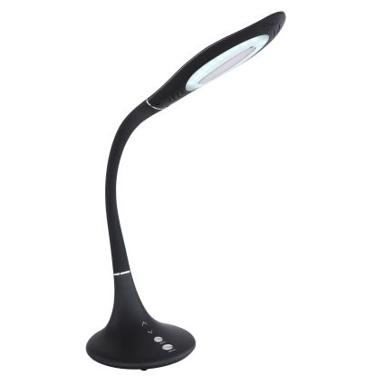 Globo - LED Prigušiva dodirna fleksibilna stolna lampa LED/9W/230V 3000/4500/6500K crna
