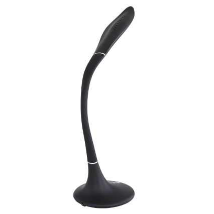 Globo - LED Prigušiva dodirna fleksibilna stolna lampa LED/9W/230V 3000/4500/6500K crna
