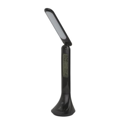 Globo - LED Prigušiva punjiva stolna lampa sa zaslonom LED/4W/230V 2200 mAh crna