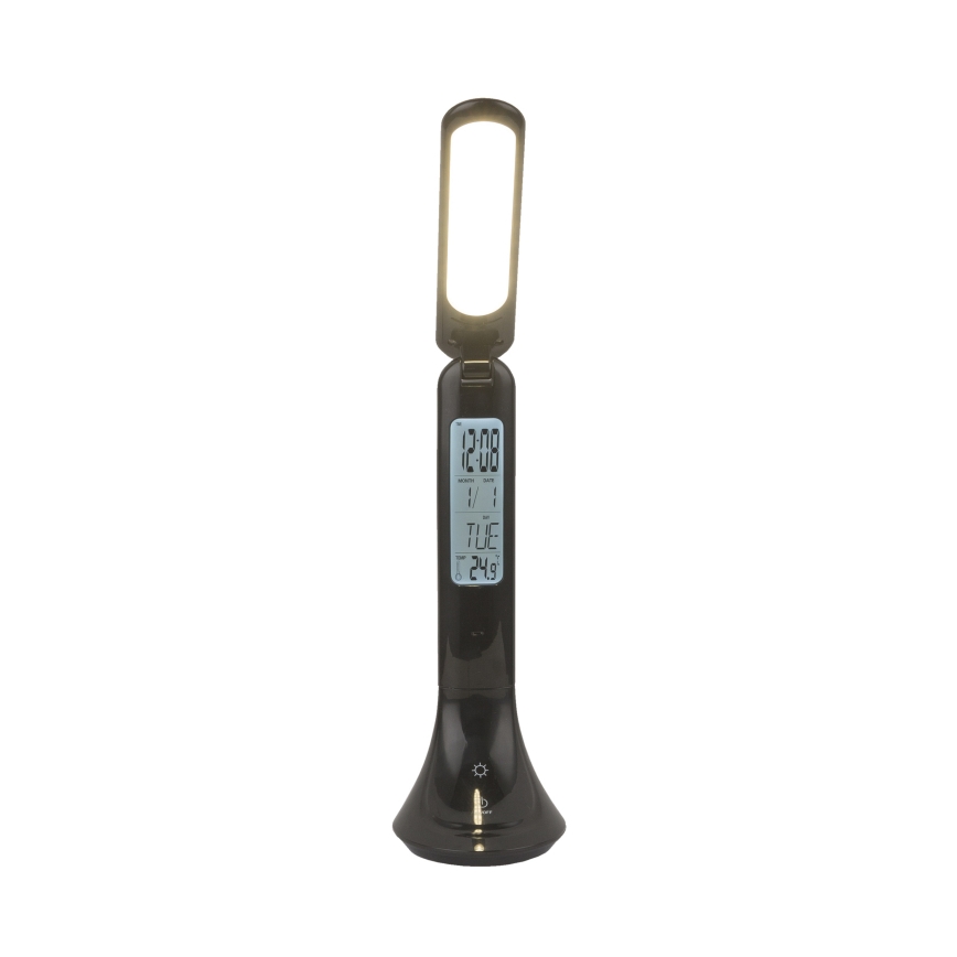 Globo - LED Prigušiva punjiva stolna lampa sa zaslonom LED/4W/230V 2200 mAh crna