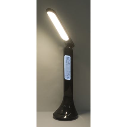 Globo - LED Prigušiva punjiva stolna lampa sa zaslonom LED/4W/230V 2200 mAh crna