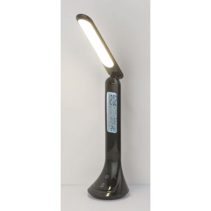 Globo - LED Prigušiva punjiva stolna lampa sa zaslonom LED/4W/230V 2200 mAh crna