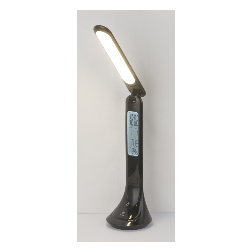 Globo - LED Prigušiva punjiva stolna lampa sa zaslonom LED/4W/230V 2200 mAh crna