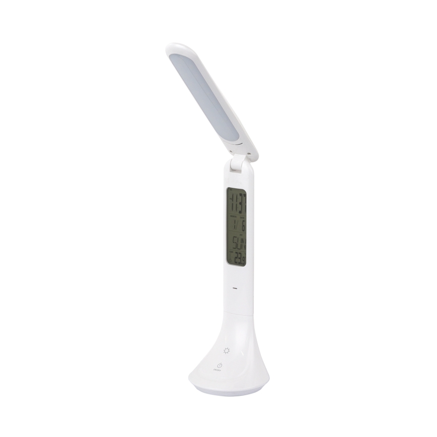 Globo - LED Prigušiva punjiva stolna lampa sa zaslonom LED/4W/230V 2200 mAh bijela