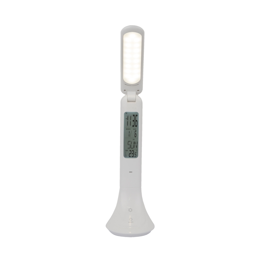 Globo - LED Prigušiva punjiva stolna lampa sa zaslonom LED/4W/230V 2200 mAh bijela